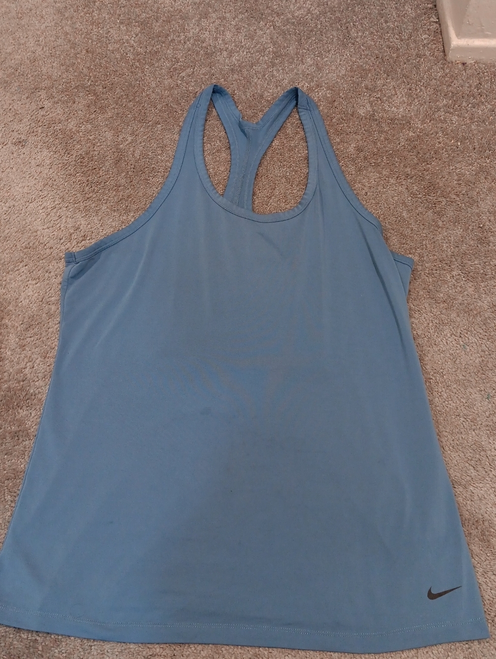 Nike Women’s Blue Dri-FIT Racerback Tank Top
